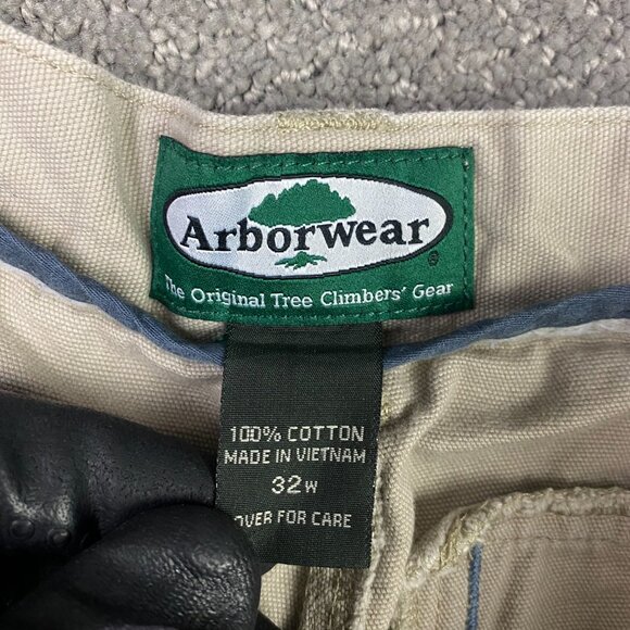 Arborwear Cago Shorts Men's 32 Canvas Cotton Khaki Hiking Outdoor Walking Walk - Picture 8 of 14